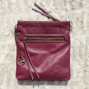 LODIS “Pippa” Burgundy Leather Crossbody / Clutch